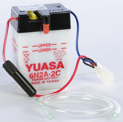 YUASA BATTERY 6N2A-2C YUMICRON PART# YUAM262AC NEW