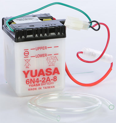 YUASA BATTERY 6N4-2A-8 YUMICRON PART# YUAM2648A NEW