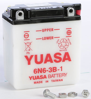 YUASA BATTERY 6N6-3B-1 YUMICRON PART# YUAM2663B NEW