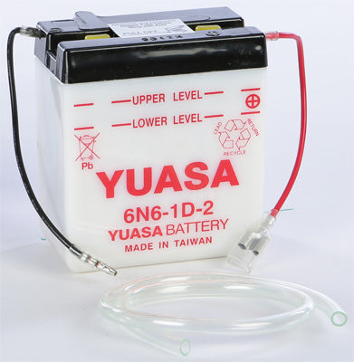 YUASA BATTERY 6N6-1D-2 YUMICRON PART# YUAM2662B NEW