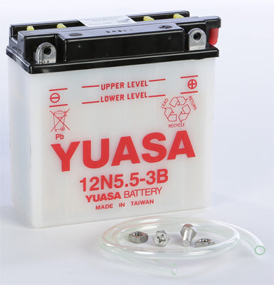 YUASA BATTERY 12N5.5-3B YUMICRON PART# YUAM2255B NEW