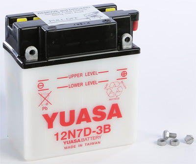 YUASA BATTERY 12N7D-3B YUMICRON PART# YUAM227DB NEW