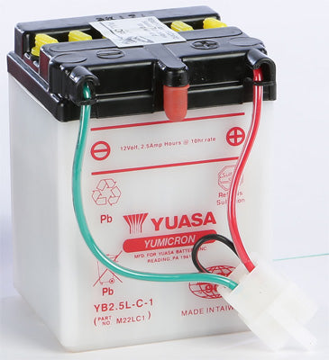 YUASA BATTERY YB2.5L-C-1 YUMICRON PART# YUAM22LC1 NEW