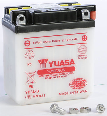 YUASA BATTERYYB3L-B YUMICRON PART# YUAM223LB NEW