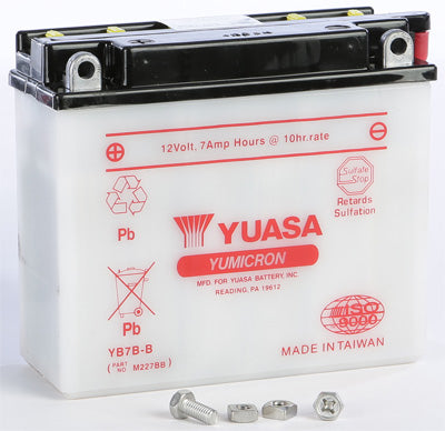 YUASA BATTERY YB7B-B YUMICRON PART# YUAM227BB NEW