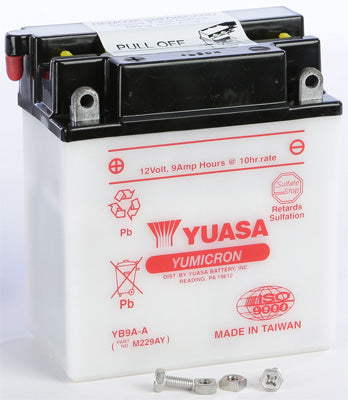 YUASA BATTERY YB9A-A YUMICRON PART# YUAM229AY NEW