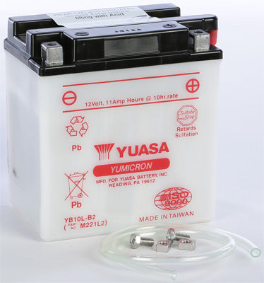 YUASA BATTERY YB10L-B2 YUMICRON PART# YUAM221L2 NEW