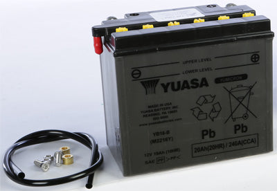 YUASA BATTERY YB16-B YUMICRON PART# YUAM2216Y NEW