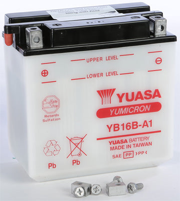 YUASA BATTERY YB16B-A1 YUMICRON PART# YUAM22161 NEW