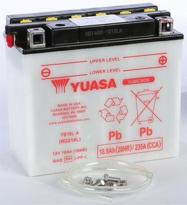 YUASA BATTERY YB18L-A YUMICRON PART# YUAM2218L NEW