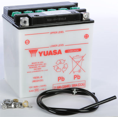 YUASA BATTERY YB30L-B YUMICRON PART# YUAM22H30 NEW