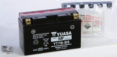 YUASA BATTERY YT7B-BS SEALED PART# YUAM62T7B NEW