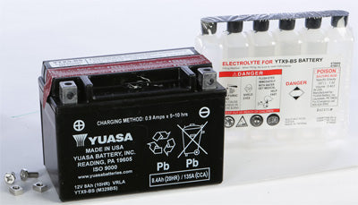 YUASA BATTERY YTX9-BS YUAM329BS (PLT-144)