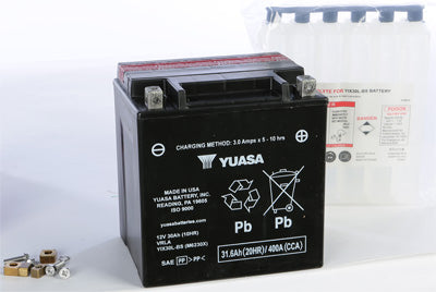 YUASA BATTERY YIX30L-BS PART# YUAM6230X NEW