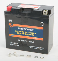 WPS BATTERY FA SEALED CT14B-4 FACTORY ACTIVATED SEALED PART# CT14B-4 NEW