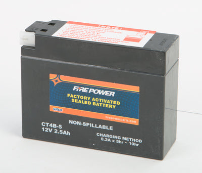 WPS 2008-2014 YAMAHA TTR110E MAINTENANCE FREE SEALED AGM BATTERY CT4B-5