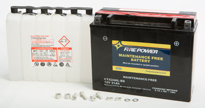 WPS BATTERY MAINT FREE CTX24HL-BS PART# CTX24HL-BS NEW