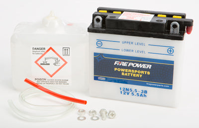 WPS BATTERY W/ACID 12N5.5-3B PART# 12N5.5-3B NEW