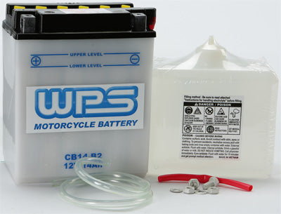 WPS BATTERY W/ACID CB14-B2 PART# CB14-B2 NEW