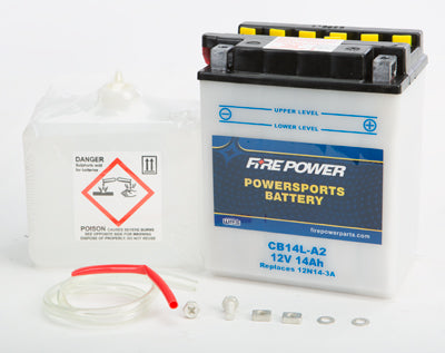 WPS BATTERY W/ACID CB14L-A2 PART# CB14L-A2 NEW