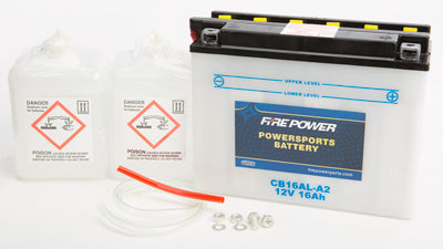 WPS BATTERY W/ACID CB16AL-A2 PART# CB16AL-A2 NEW