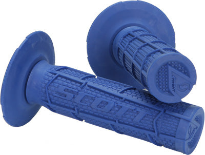 SCOTT RADIAL FULL WAFFLE GRIPS BLUE 7/8 PART# 233925-0003 NEW