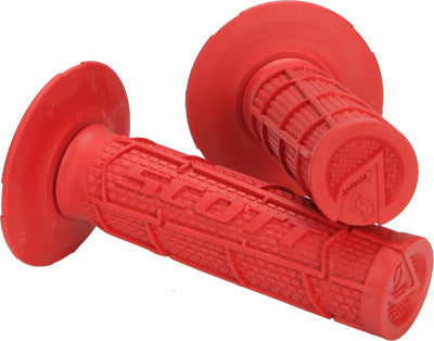 SCOTT RADIAL FULL WAFFLE GRIPS RED 7/8 PART# 233925-0004 NEW