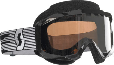 SCOTT HUSTLE SNOCROSS GOGGLE BLACK W/ACS CHROME LENS PART# 217784-0001015