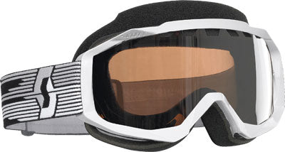 SCOTT HUSTLE SNOCROSS GOGGLE WHITE W/ACS CHROME LENS PART# 217784-0002015