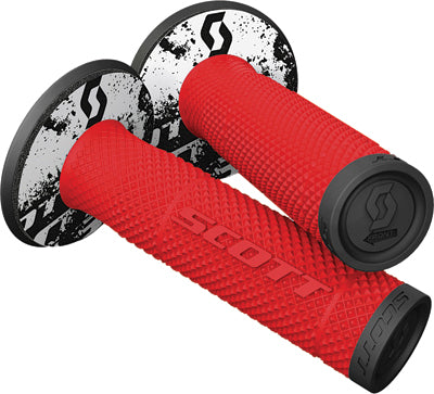 SCOTT SX II GRIP NEON RED/BLACK 219624-4959