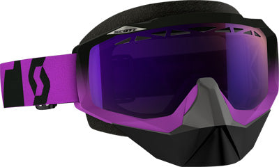 SCOTT HUSTLE SNOCROSS GOGGLE OXIDE PURPLE/BLK W/PURPLE CHROME PART# 240528-49682