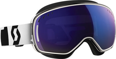 SCOTT LCG SNO-X GOGGLE W/MASK WHITE SOLAR/BLACK CHROME PART# 240526-0002300