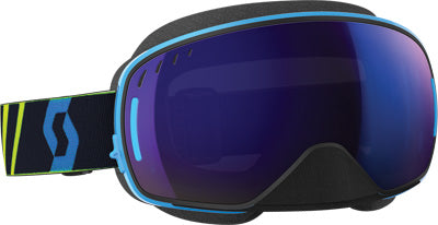 SCOTT LCG SNO-X GOGGLE BLUE/YELLOW W/ILLUMINATOR RED LENSES #246437-1054300