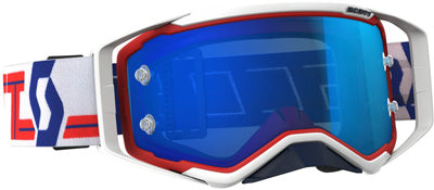 SCOTT GOGGLE PROSPECT RED/WHT ELECTR IC BLUE CHROME WORKS 262589-1005278