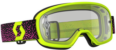 SCOTT GOGGLE BUZZ MX PRO YEL/PNK CLE AR WORKS 262602-4758113