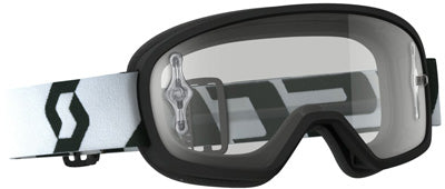 SCOTT GOGGLE BUZZ MX PRO BLK/WHT CLE AR WORKS 262602-1007113