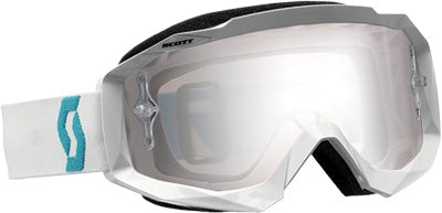 SCOTT HUSTLE GOGGLE WHITE/MINT GREEN W/SILVER CHROME LENS PART# 217782-4059269