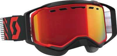 SCOTT GOGGLE PROSPECT SNOW RED/BLACK AMP RED CHROME LENS 262581-1018312