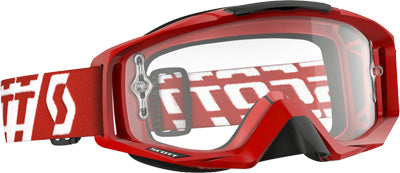 SCOTT GOGGLE TYRANT RED/ CLEAR PART# 240585-0004113