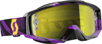 SCOTT GOGGLE TYRANT ZEBRA PUR/YLW PART# 240585-4977289