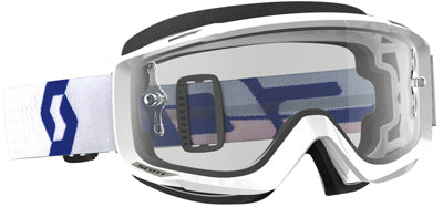 SCOTT SPLIT OTG GOGGLE WHITE/RED W/CLEAR WORKS LENS 262599-1030113