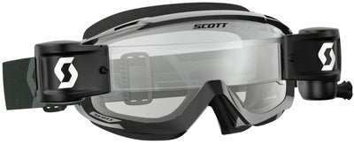 SCOTT GOGGLE SPLIT OTG WFS BLK/WHT C LEAR WORKS 262600-1007113