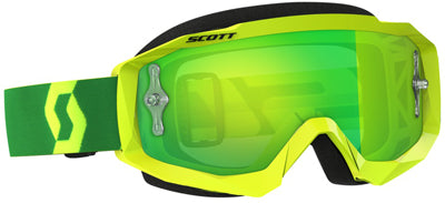 SCOTT GOGGLE HUSTLE MX YEL/GRN GREEN CHROME WORKS 262592-2489279