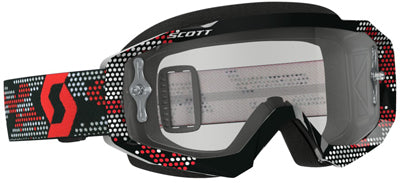 SCOTT GOGGLE HUSTLE MX BLK/RED CLEAR WORKS 262592-1042113