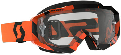 SCOTT GOGGLE HUSTLE MX BLK/ORG CLEAR WORKS 262592-1009113