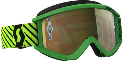 SCOTT GOGGLE RECOIL XI GRN/YEL GOLD CHROME WORKS 262596-1412324