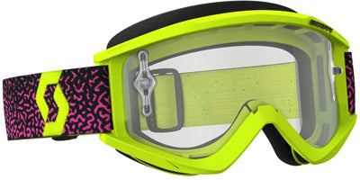 SCOTT GOGGLE RECOIL XI YEL/PNK CLEAR WORKS 262596-4758113