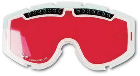 PROGRIP PROGRIP DUAL LENS RED ANTI-FOG W/O PINS PART# 3255-NO POST