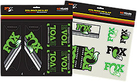 FOX FLOAT EVOL HERITAGE DECAL KIT (GREEN) PART# 803-00-929