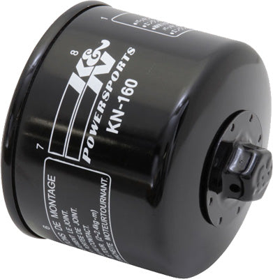 K&N OIL FILTER (BLACK) 2005-2008 K1200S BMW KN-160